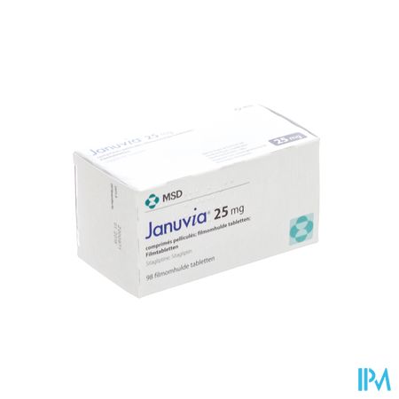 Januvia 25mg Filmomh Tabl 98 X 25mg