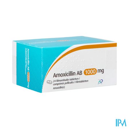 Amoxicillin Ab 1000mg Filmomh Tabl 24 X 1000mg