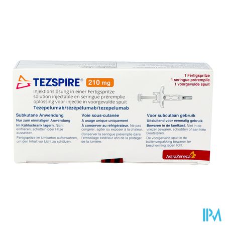 Tezspire 210mg Opl Inj Ser Voorgevulde Fl 1,91ml 1