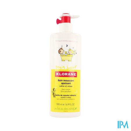 Klorane Petit Junior Badschuim Pompfl 500ml