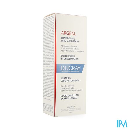 Ducray Argeal Sh Talgabsorberende Verzorg. 200ml