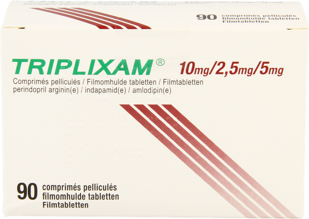 Triplixam 10mg/2,5mg/5mg Impex.filmomh Tabl 90 Pip 1