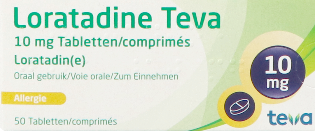 Loratadine Teva 10mg Comp 50 X 10mg 1