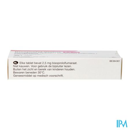Bisoprolol Viatris 2,5mg Filmomh Tabl 30 7