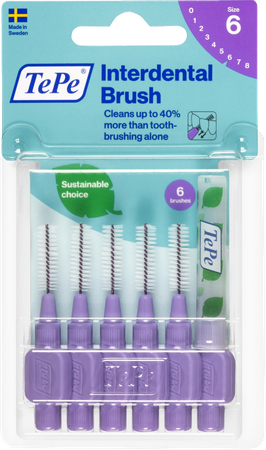 Tepe Interdental Brush 1,1mm Purple 6 3