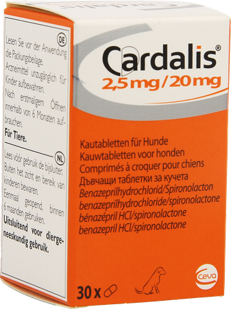 Cardalis 2,5mg/20mg Comp 30 2
