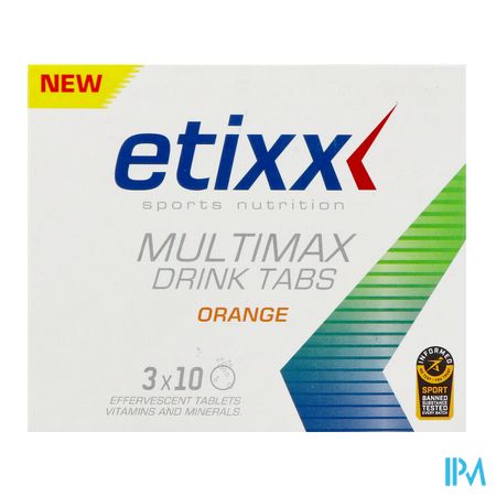 Etixx Multimax Drink Orange Tube Tabl 3x10 2