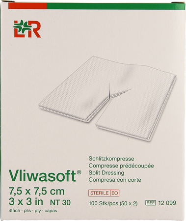 Vliwasoft Cp Ster 4pl + Fente 7,5x7,5cm 2x50 12099 4