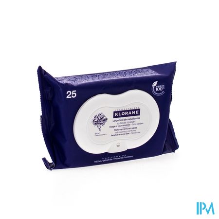 Klorane Korenbloem Reinigingsdoekjes 25