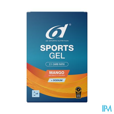 6d Sports Gel Mango 6x45ml