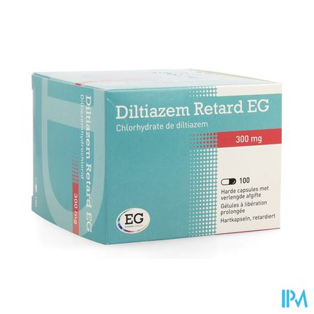 Diltiazem Retard EG 300Mg Caps 100X300Mg