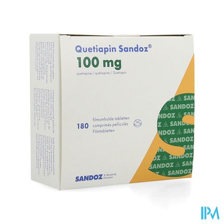 Quetiapin Sandoz Filmomh Tabl 180 X 100mg