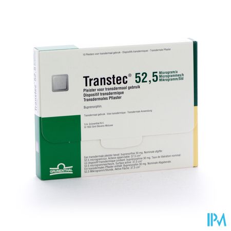 Transtec 52,5mcg/u Patch 10 1