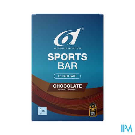 6d Sports Bar Chocolate 6x46g