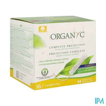 Organyc Tampon Compact Regular Coton Bio 16