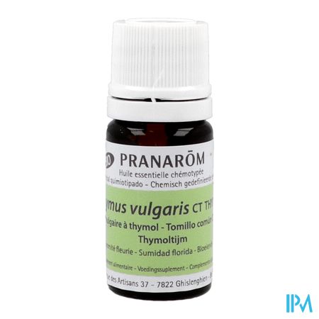 Tijm Vulg. Thymol Bio Ess Olie 5ml Pranarom 2