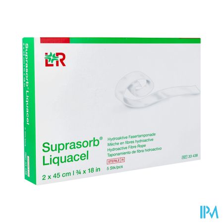 Suprasorb Liquacel Verband 2x45cm 5 33438-1800