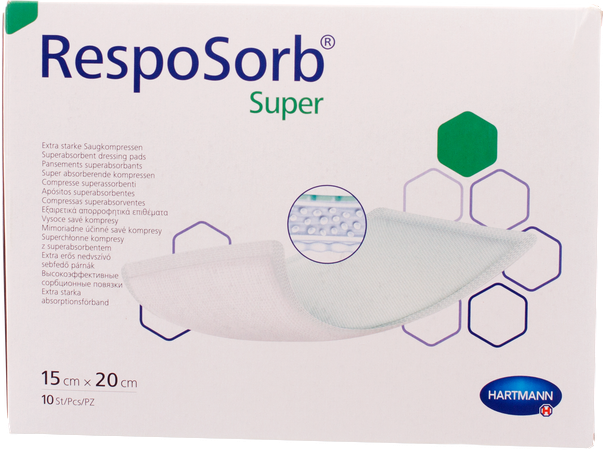 Resposorb Super 15x20cm 10 P/s 4