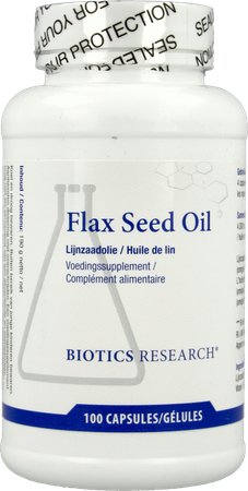Flax Seed Oil Biotics Caps 100 3