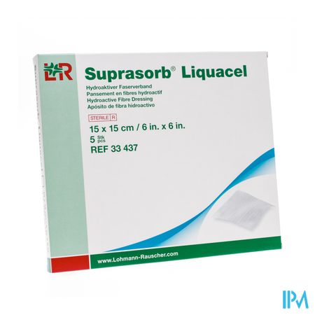 Suprasorb Liquacel Pansem. 15x15cm 5 33437-180022