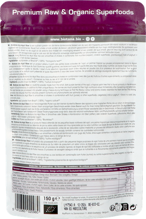 Biotona Bio Acai Raw 150g 3