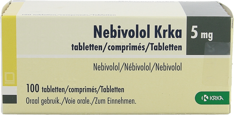 Nebivolol Krka 5mg Comp 100 X 5mg 1