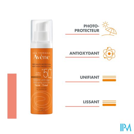 Avene Zonspf50+ Creme A/age Getint 50ml 10