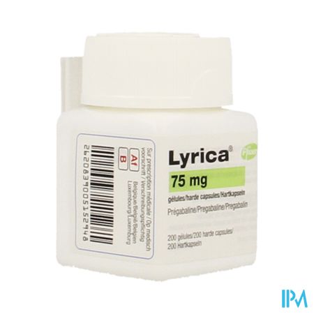 Lyrica 75mg Caps Durs 200 X 75mg