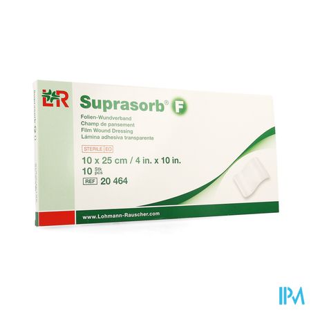 Suprasorb F Film Kp Steriel 10x25cm 10 20464