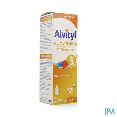 Alvityl Multivitamines Sol Buv. Fl 150ml