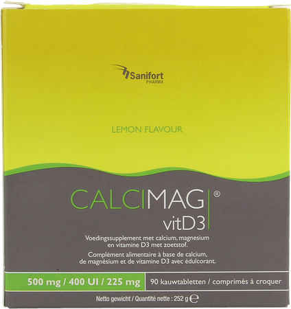 Calcimag Ca 500mg/d3 400ui/mg 225mg Lemon Comp 90 1