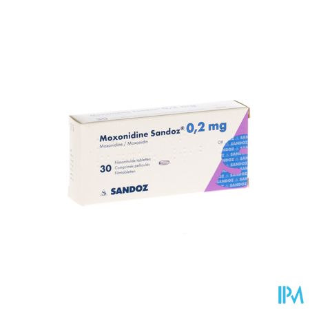 Moxonidine Sandoz Comp 30 X 0,2mg