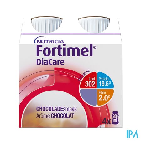 Fortimel DiaCare chocoaldesmaak 4x200ml