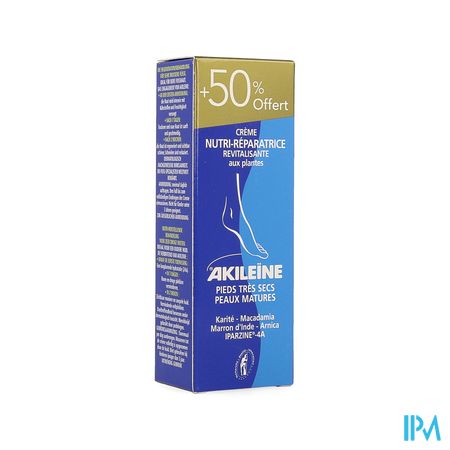 Akileine Herst. Cr Zeer Droge Voet. 75ml Promo-50%