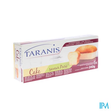 Taranis Mini Cake Poire 240g 6 Pieces 4655 Revogan