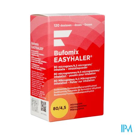 Bufomix 80mcg 4,5mcg Easyhaler Inhal Pdr Dos 120