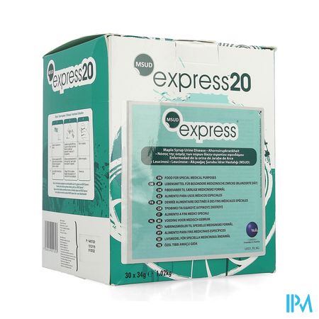 Msud Express 20 Niet Gearomatiseerd 30x34g