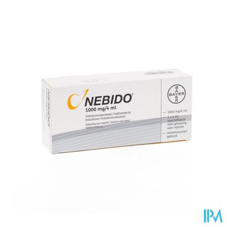 Nebido 1000mg/4ml Sol Inj 1 Fl