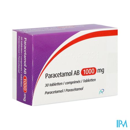 Paracetamol Ab 1000mg Comp 30