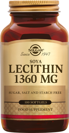 Solgar Lecithin Softgel 100x1360mg 1
