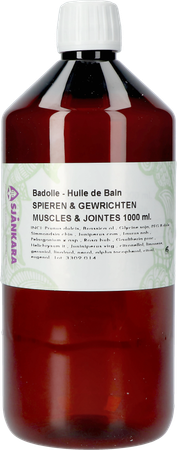 Sjankara Spieren & Gewrichten Badolie 1000ml 1