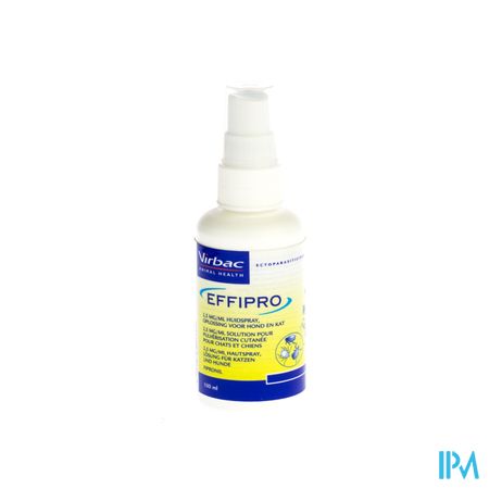 Effipro 2,5mg/ml Huidspray Opl Hond-kat 100ml