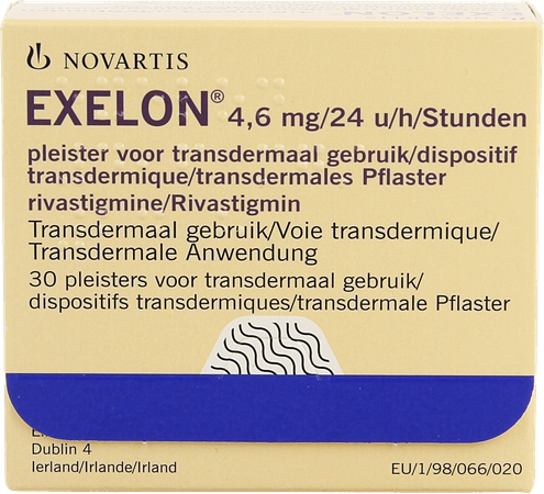 Exelon 4,6mg/24u Pleister Transdermaal 30 3