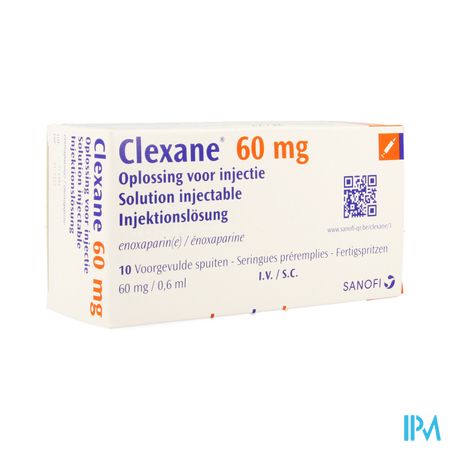 Clexane Ser Inj 10 X 60mg/0,6ml