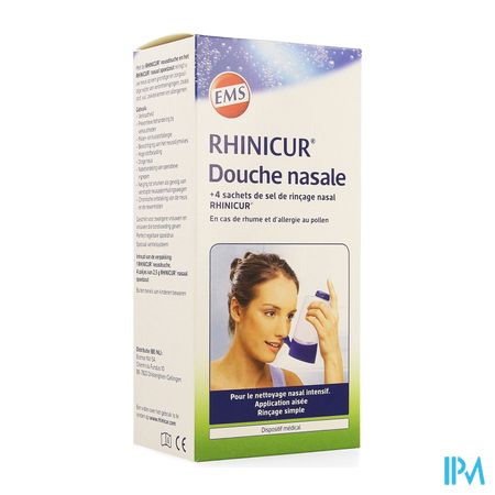 Rhinicur Douche Nasale + 4 Sachets Sel Rincage