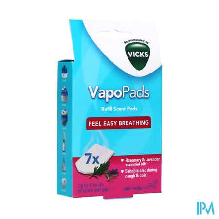 Vicks Vbr7e Paediat.comf.vapopads Rosmary-lavend 7