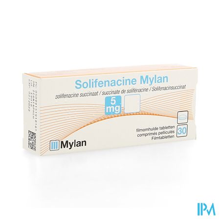 Solifenacine Viatris 5mg Comp Pell 30