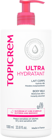 Topicrem Um Lait Corps Hydratant 1000ml 2