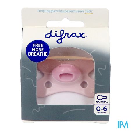 Difrax Fopspeen Natural 0-6m Spec Edit Rose Quartz 1