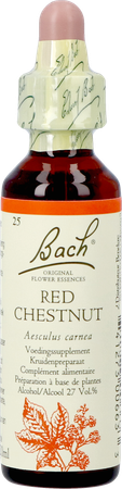 Bach Flower Remedie 25 Red Chestnut 20ml 2